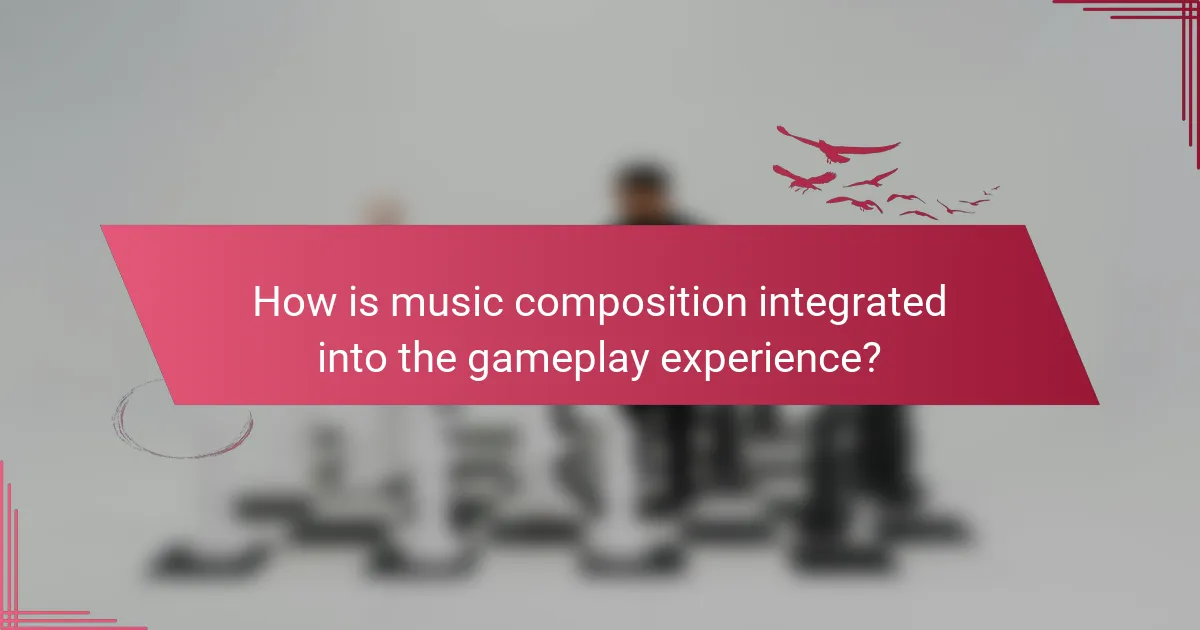 How is music composition integrated into the gameplay experience?